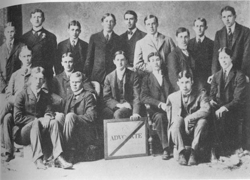 The 'Harvard Advocate' staff, 1899